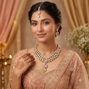 Traditional Kundan Wedding jewellery Set for Women