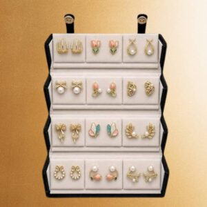 Nymery premium 12 pairs floral earrings combo set with rganizert box